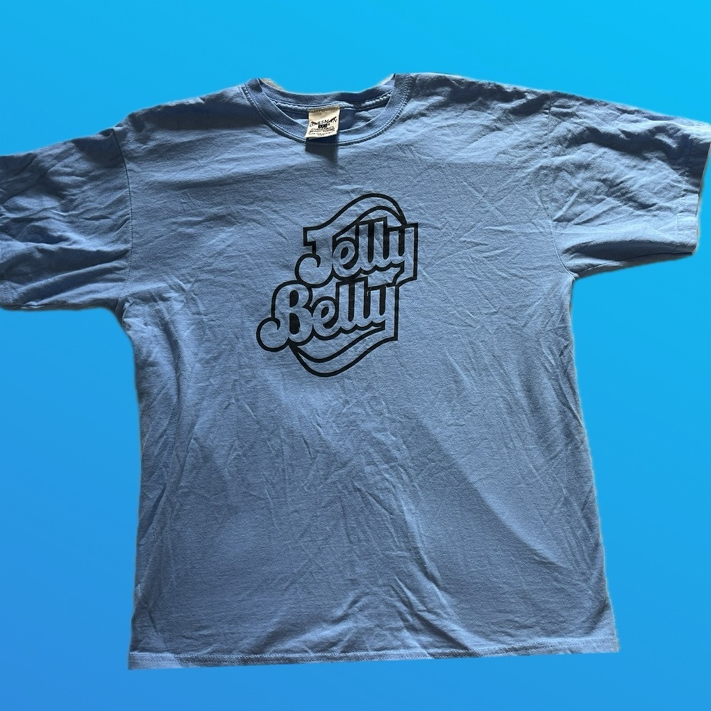 Men's Jelly Belly Large blue t-shirt 
Oarsman Rugged Durable #oarsman